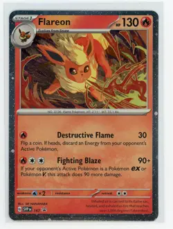 Pokemon TCG - Flareon SVP 167 - Scarlet & Violet Promos - Cosmo Holo - Image 1