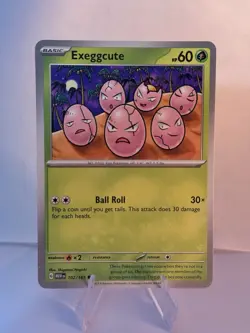 Pokemon S&V 151 Exeggcute 102/165 + Exeggutor 103/165 Common Near Mint Pair. - Image 1