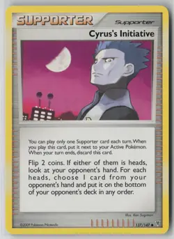 Cyrus's Initiative 137/147 Pokemon TCG Trainer Supreme Victors Regular (LP) 1 - Image 1