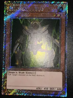 Yugioh! Man-Eater Bug - RA03-EN082 - Platinum Secret Rare - 1st Edition Near Min - Image 1