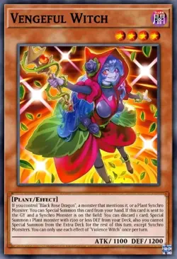Yugioh Vengeful Witch DOOD-EN004 1st Edition Super Rare NM Presale - Image 1