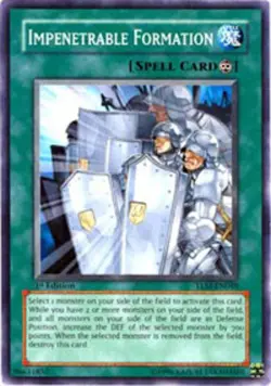 Yugioh! Impenetrable Formation - TLM-EN048 - Common - Unlimited Edition Near Min - Image 1