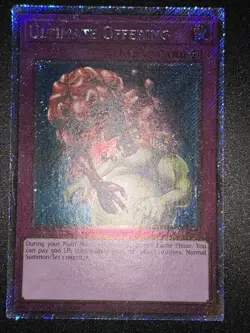 Yugioh Ultimate Offering RA03-EN088 Platinum Secret Rare 1st Ed - Image 1