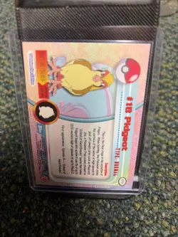 PIDGEOT Pokemon 1999 Topps #18 Blue Logo TV Animation Edition HOLO Foil - Image 2