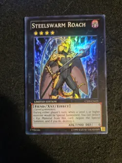 Steelswarm Roach Limited Edition Super Rare CT09-EN021 - NM Yugioh - Image 1