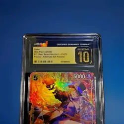 Sabo P-073 Best Selection Vol 3 Promo Alt Art Foil One Piece TCG Card CGC 10 - Image 4