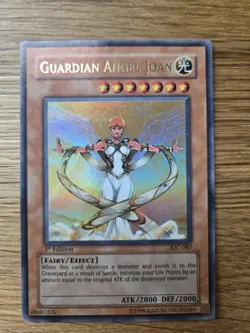 Yugioh Guardian Angel Joan Invasion of Chaos 1st Edition IOC-087 Ultra Rare - Image 1