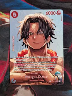 ONE PIECE TCG Portgas D Ace SP ST15-005 SR The Time of Battle OP16 English - Image 1