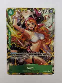 x2 One Piece TCG Nami OP14-031 Alt Art SR The Azure Sea’s Seven English OP14 TCG - Image 5