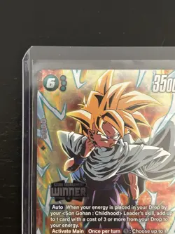 Son Gohan Childhood FP-054 Tournament Pack Winner Promo Dragon Ball Card English - Image 3