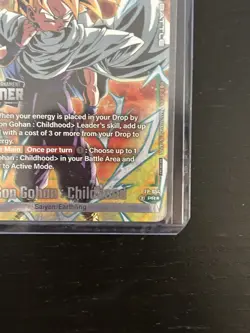 Son Gohan Childhood FP-054 Tournament Pack Winner Promo Dragon Ball Card English - Image 4