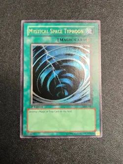 Yugioh Mystical Space Typhoon MRL-047 Magic Ruler 1st Edition NM - Image 1