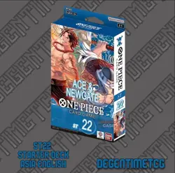 Sealed Starter Deck Ace & Newgate ST-22 One Piece Card Game (For Asia English) - Image 1