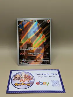 Pokemon TCG Charmander Card 168/165 English 151 NM Illustration Rare - Image 1
