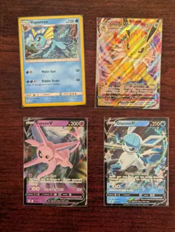 Pokemon Card Lot 9 Eeveelution NM Jolteon VMAX Espeon V Prismatic Evolutions - Image 2