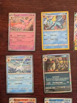 Pokemon Card Lot 9 Eeveelution NM Jolteon VMAX Espeon V Prismatic Evolutions - Image 5
