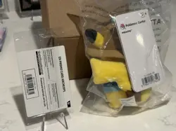 SEALED Pokemon Exclusive Chicago Field Museum Promo Card,Pikachu Plushy Keychain - Image 2