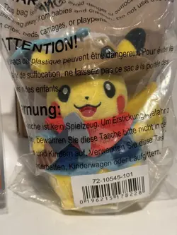 SEALED Pokemon Exclusive Chicago Field Museum Promo Card,Pikachu Plushy Keychain - Image 3