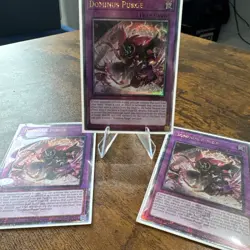 Yugioh Cards | Dominus Purge Quarter Century Secret Rare | INFO-EN078 ( X 3) - Image 2
