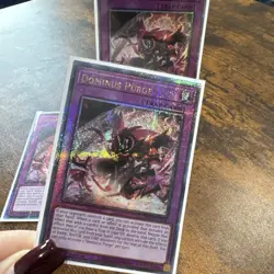 Yugioh Cards | Dominus Purge Quarter Century Secret Rare | INFO-EN078 ( X 3) - Image 3