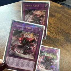 Yugioh Cards | Dominus Purge Quarter Century Secret Rare | INFO-EN078 ( X 3) - Image 4