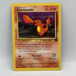 Charmander 50/82 Team Rocket Pokemon Card - Image 1