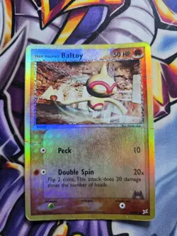 Pokemon TCG Team Magma's Baltoy Card Team Magma & Team Aqua Reverse Holo 60/95 - Image 1