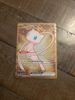 Mew-EX Full Art Pokemon TCG 151 (Metal Card) - Image 1