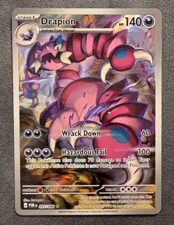 Drapion 097/088 POR PRINT DOT ERROR Rare Holo Stage 1 Pokemon TCG Card - Image 1