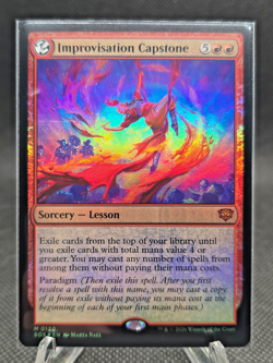 MTG Improvisation Capstone (Foil) - Secrets of Strixhaven (SOS) #120 Mythic - Image 1