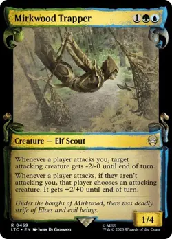 MTG - Mirkwood Trapper - Showcase Scrolls - Lord of the Rings - Magic - Image 1