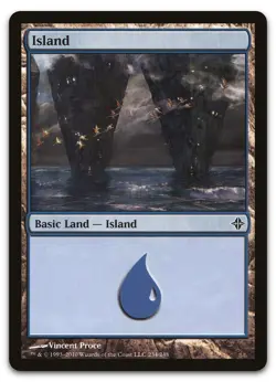 Island (234) #234 (NM) Rise of the Eldrazi ROE Magic MTG - Image 1
