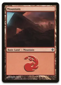 Mountain (244) #244 (NM) Rise of the Eldrazi ROE Magic MTG - Image 1