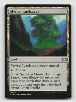 MYRIAD LANDSCAPE 289 Magic: The Gathering COMMANDER: DUSKMOURN: HOUSE OF HORROR - Image 1