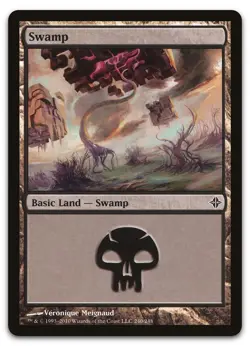 Swamp (240) #240 (NM) Rise of the Eldrazi ROE Magic MTG - Image 1