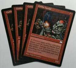 Mtg - Goblin Vandal x4 - Image 1