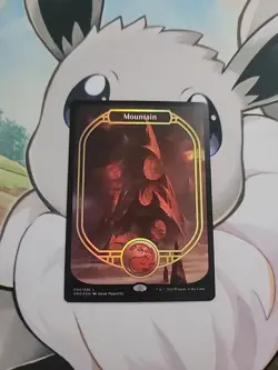 Mountain (Full Art) Unsanctioned. Magic the Gathering W4 - Image 2