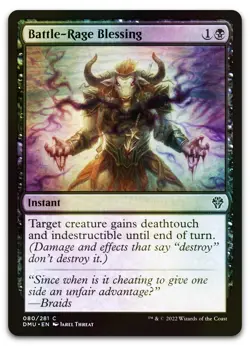 Battle-Rage Blessing #80 (Foil) (NM) Dominaria United DMU Magic MTG - Image 1