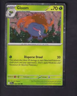 Gloom 002/094 Cosmos Holo Promo Phantasmal Flames Pokemon Near Mint - Image 1