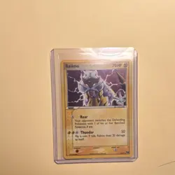 Pokemon TCG Raikou 003/017 POP Series 2 Holo Rare Basic Beast 70 HP Thunder 2006 - Image 4