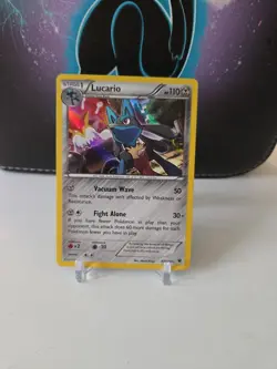 Pokemon TCG Lucario 63/124 Cosmos Holo Rare Pokemon XY Fates Collide - Image 1