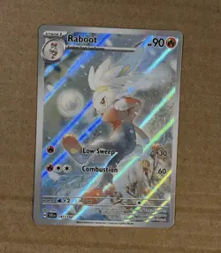 Pokemon TCG Raboot SV07 Stellar Crown 147/142 Illustration Rare Holo EN - Image 1