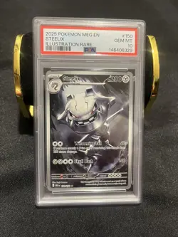 2025 Pokemon MEG EN Illustration Rare #150 Steelix PSA 10 GEM MINT - Image 1