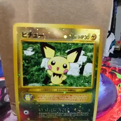 Pokemon TCG Neo Premium File 2 Pichu No.172 Promo Reverse Holo NM - Image 2