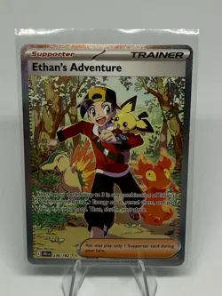 Ethan's Adventure 236/182 Special Illustration Rare Destined Rivals Pokemon NM/M - Image 1