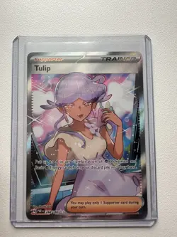 Pokemon TCG Tulip Paradox Rift Trainer Ultra Rare Full Art Holo 244/182 NM/M - Image 1