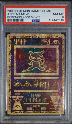 2000 POKEMON ANCIENT MEW PSA 8 NM-MT GAME MOVIE POKEMON 2000 MOVIE - Image 4