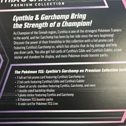 Pokemon TCG Cynthia's Garchomp ex Premium Collection - Image 2