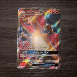 Pokemon Charizard GX black star promo sm60 Secret full art holo 250HP - Image 1