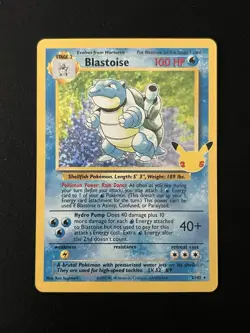 Blastoise 2/102 Pokemon Classic Collection Celebrations NM/M - Image 4